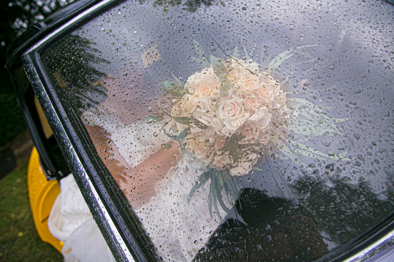 bouquet nella macchina